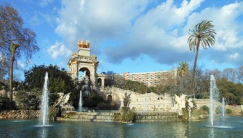 Fountains at Parc de la Ciutadella in Barcelona