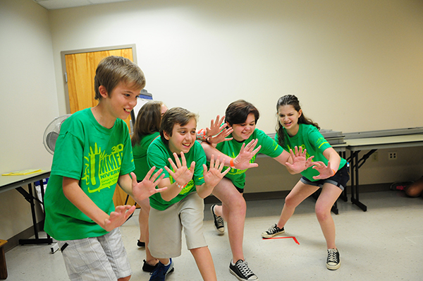 Teens learn how to act without a script in Improv For Teens at Summer U.