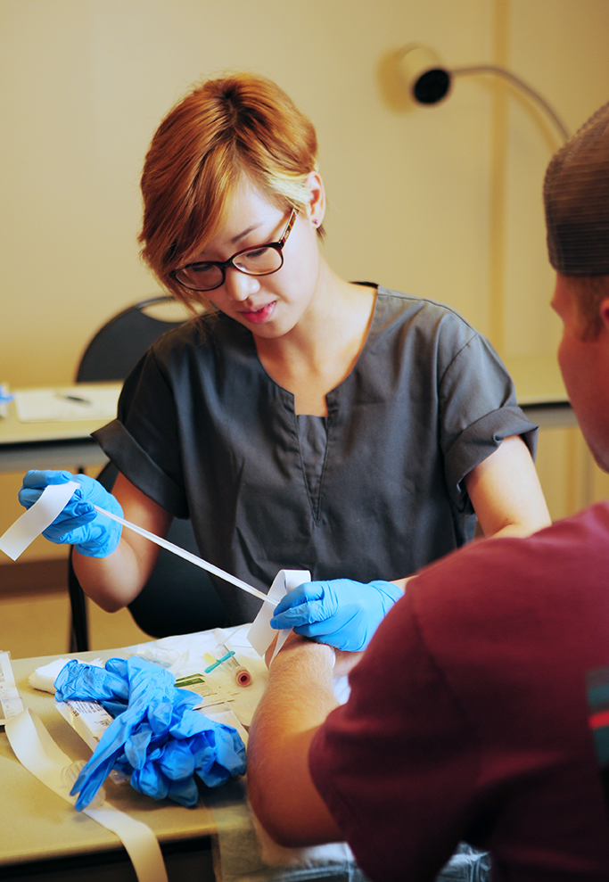 Phlebotomy Technician students in class