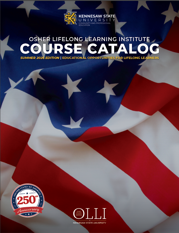 Cover of the OLLI course catalog