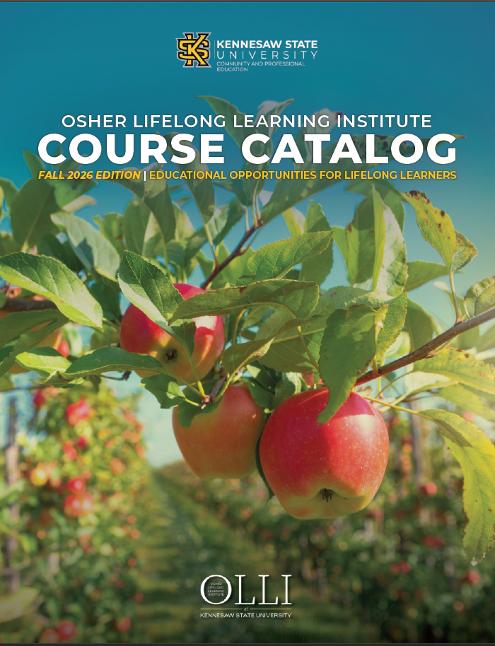 Cover of the OLLI course catalog