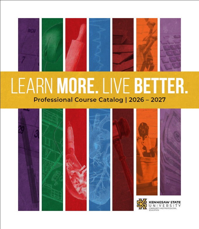 Cover of the Professional and Personal Development course catalog